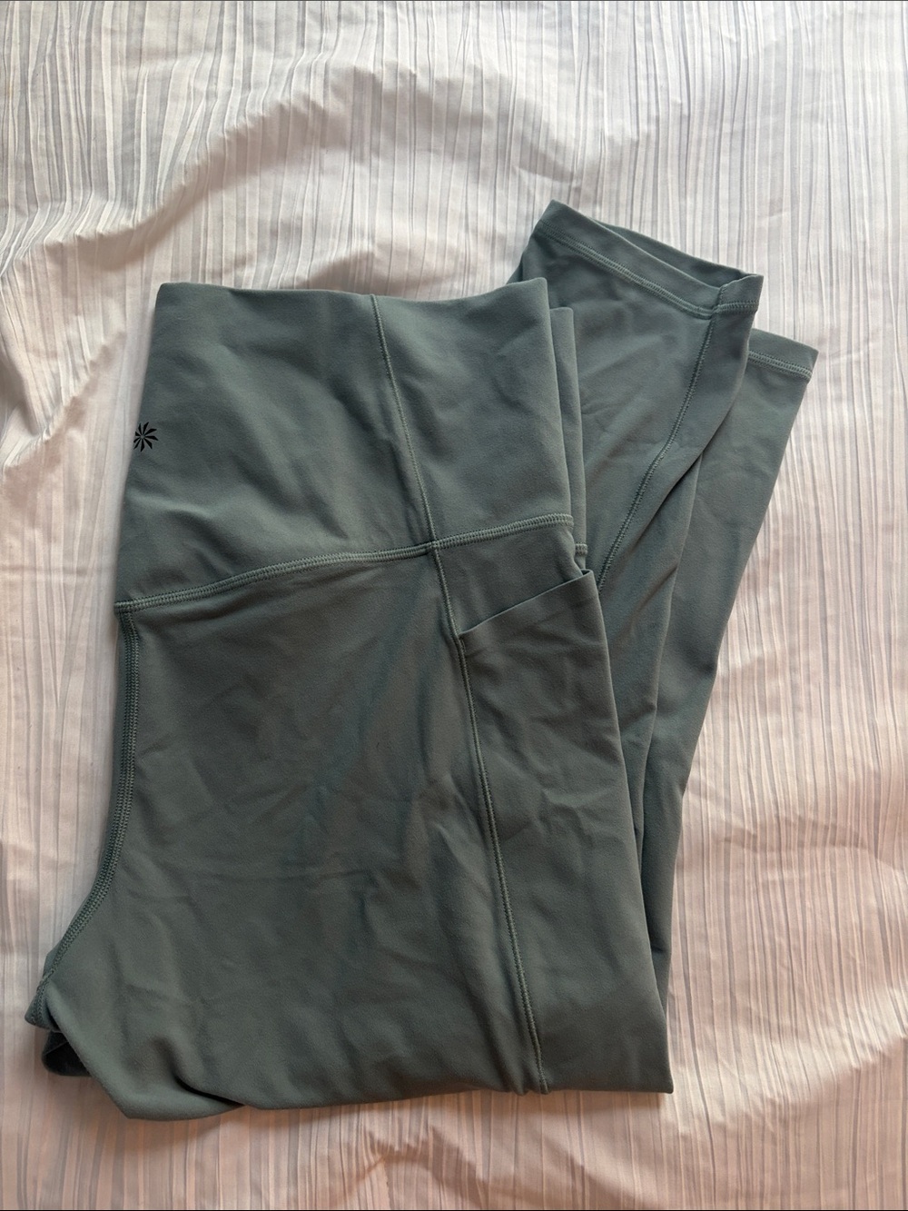 Athleta Green Leggings (2x)